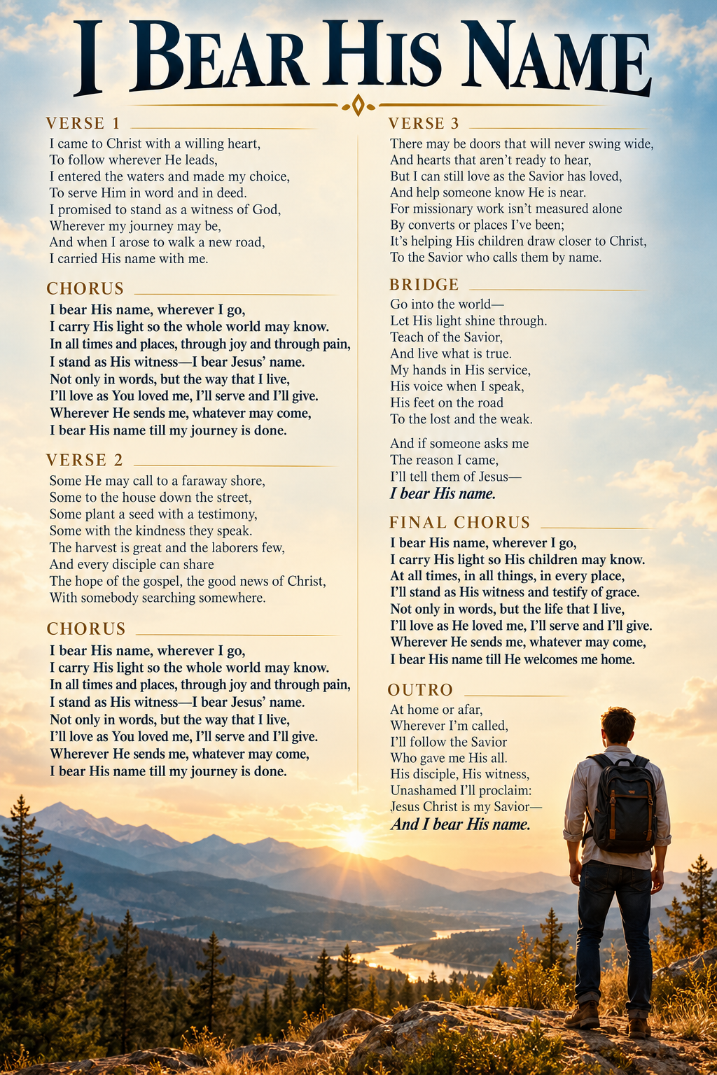 I Bear His Name lyrics